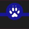 Canine Blue Lives Matter Sticker