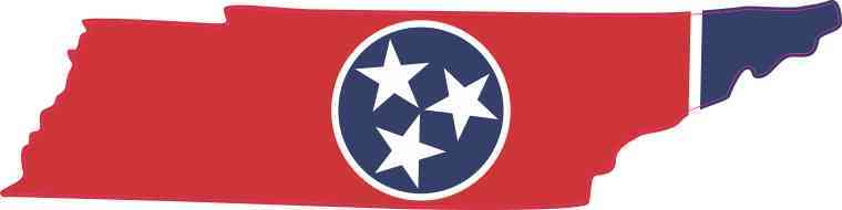 Die Cut Tennessee Sticker