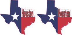 Die Cut Houston Texas Stickers