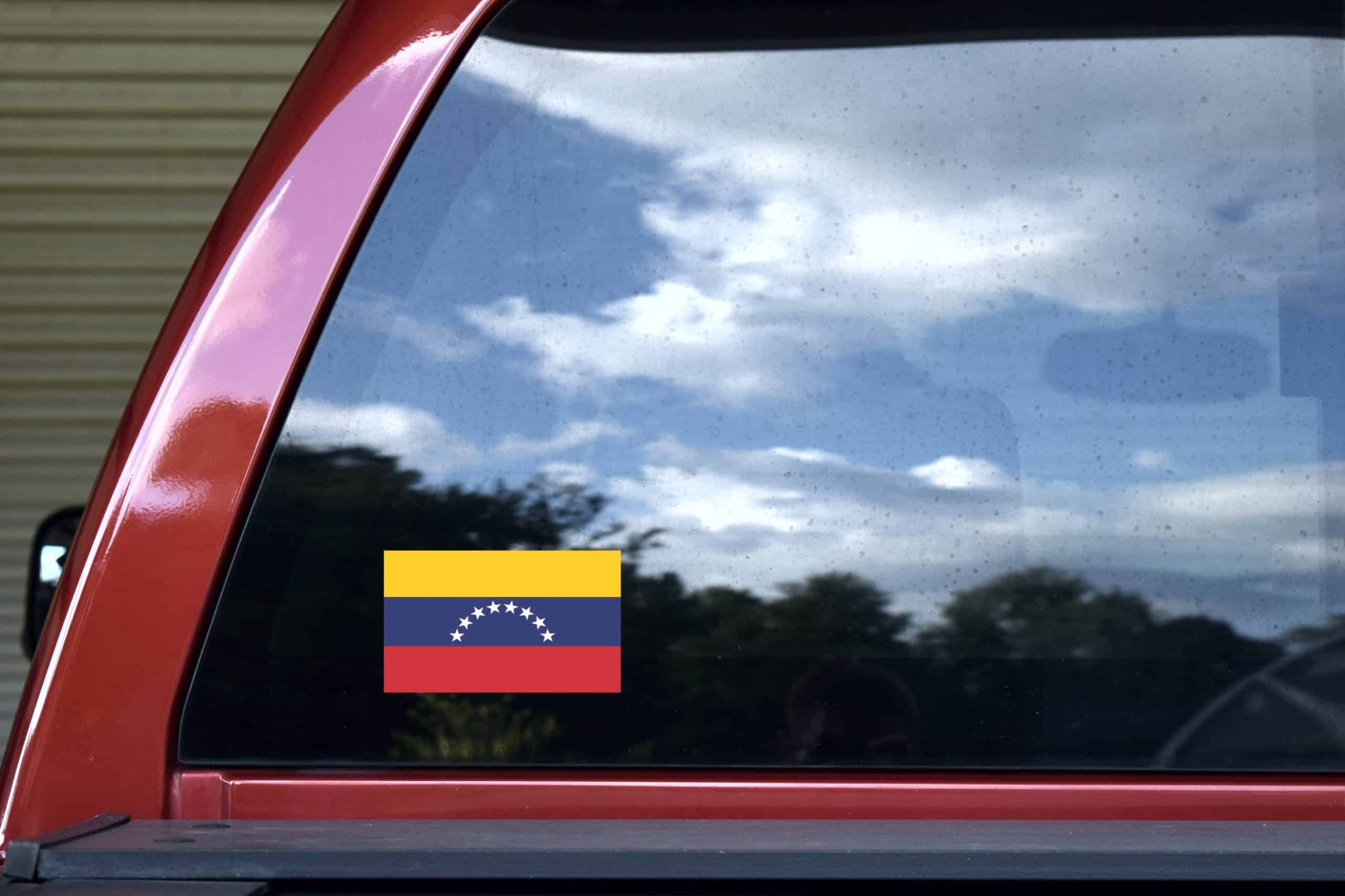 5inx3in Venezuela Flag Sticker Cup Decal Car Window Truck Bumper Stickers - Image 5