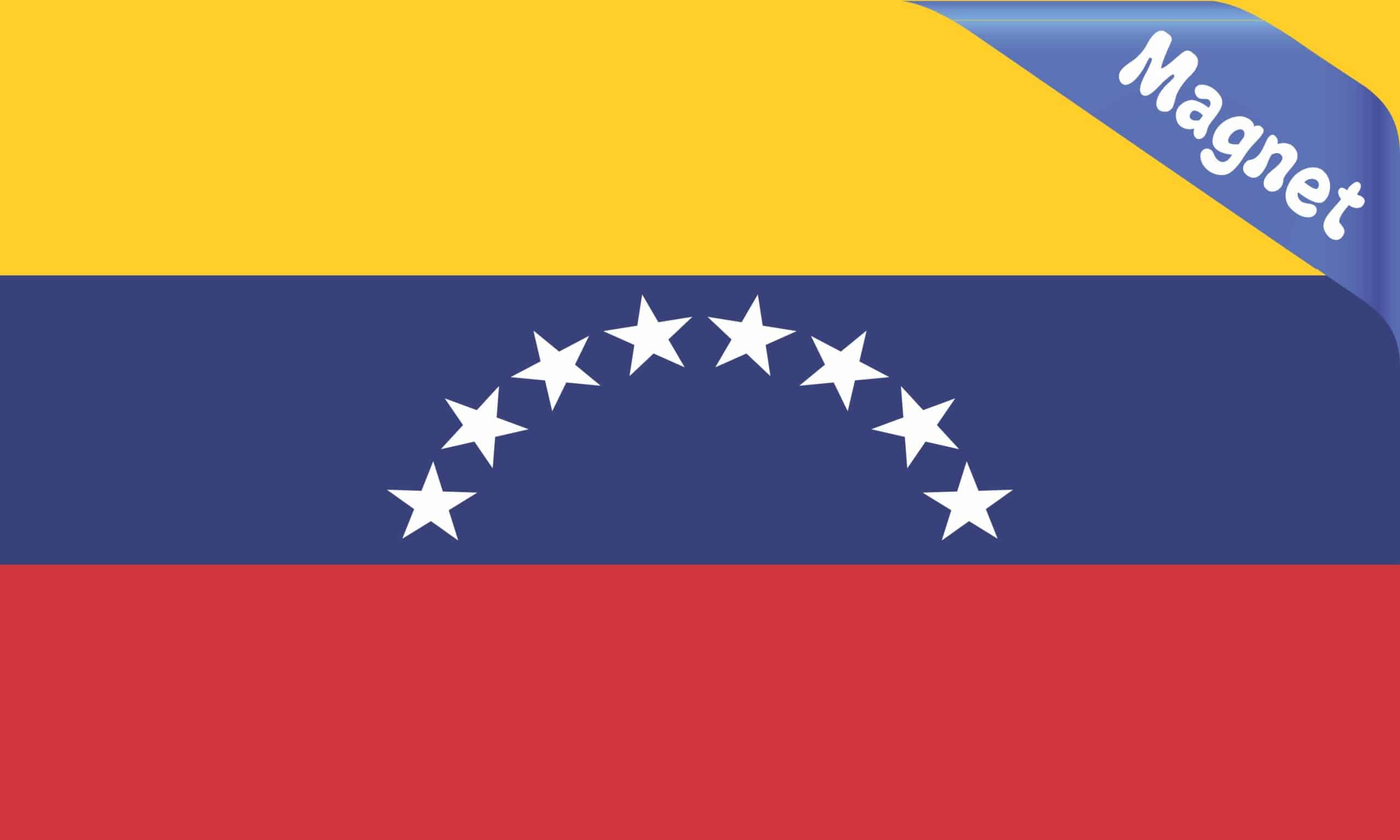5in x 3in Venezuela Flag Magnet Magnetic Car Truck Country Bumper Magnets - Image 2