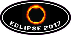 Oval Eclipse 2017 Sticker