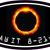 Oval I Saw It Eclipse Sticker