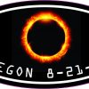 Oval Oregon Eclipse Sticker