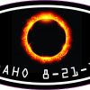 Oval Idaho Eclipse Sticker