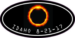 Oval Idaho Eclipse Sticker