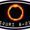 Oval Missouri Eclipse Sticker