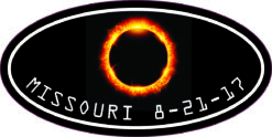 Oval Missouri Eclipse Sticker
