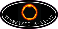 Oval Tennessee Eclipse Sticker