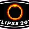 Oval Eclipse 2024 Sticker