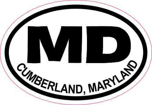 Oval MD Cumberland Maryland Sticker