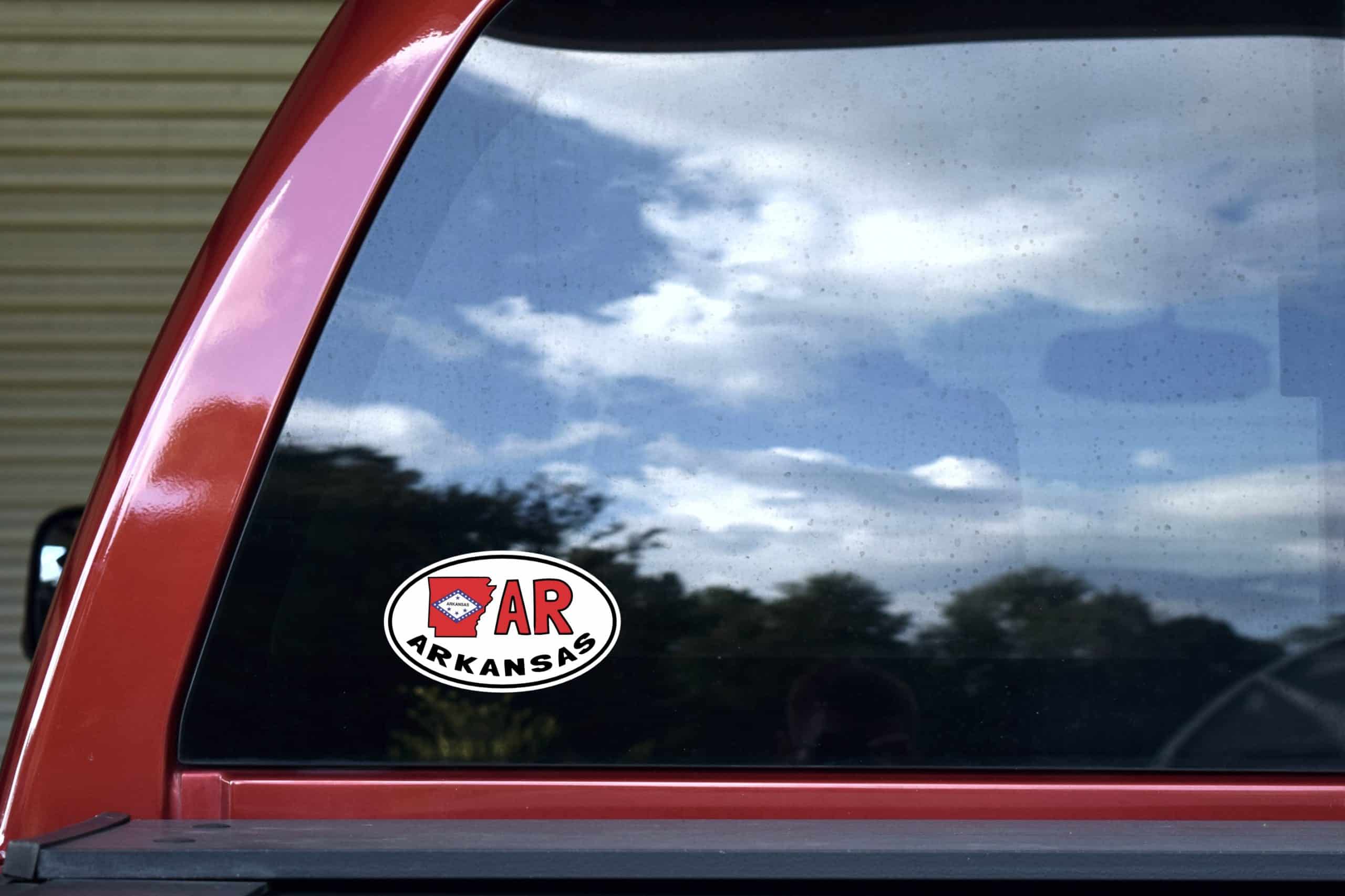 5inx3in Oval AR Arkansas Sticker Vinyl Car Truck Bumper Decal Cu - Image 4
