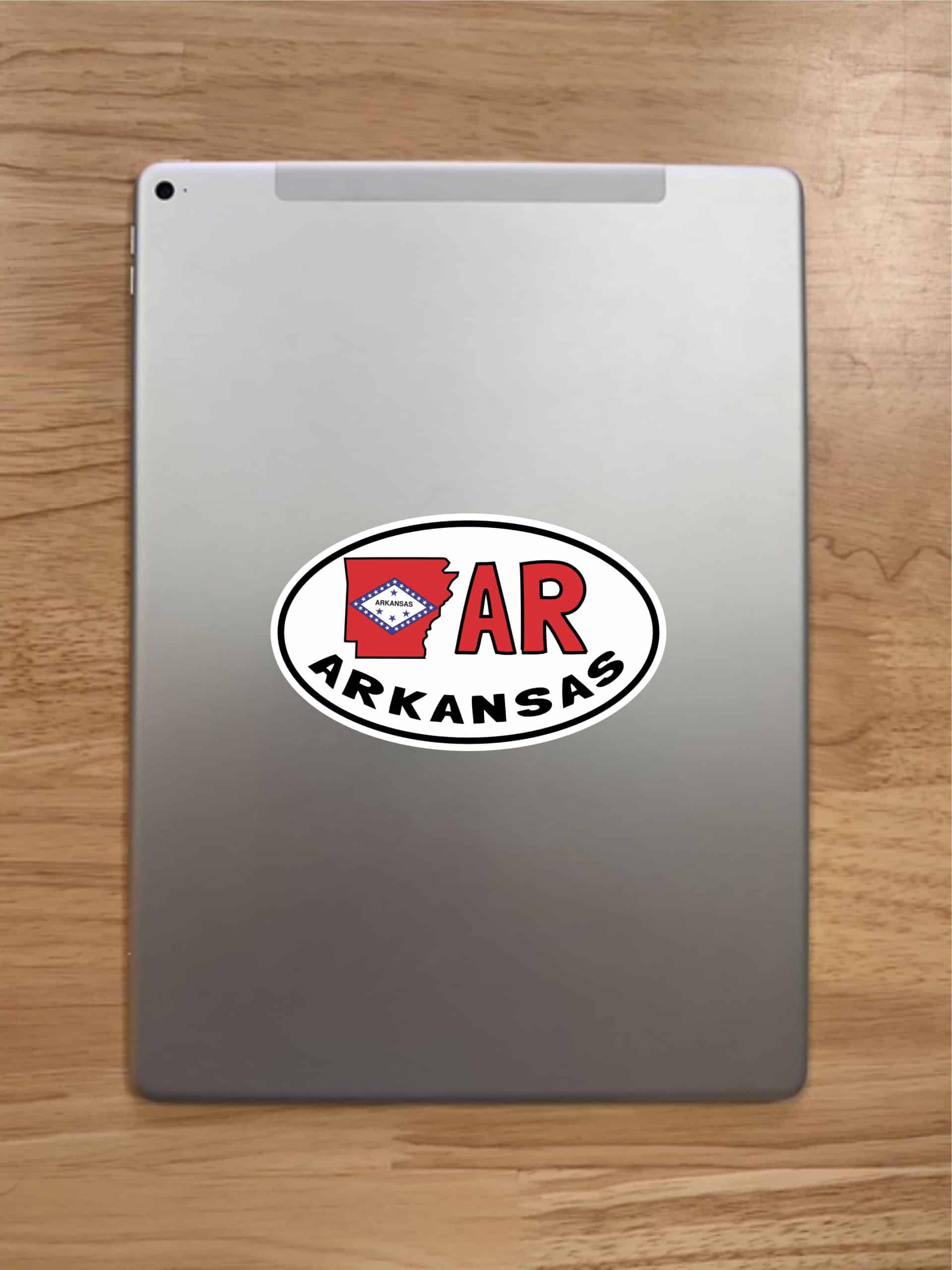 5inx3in Oval AR Arkansas Sticker Vinyl Car Truck Bumper Decal Cu - Image 6