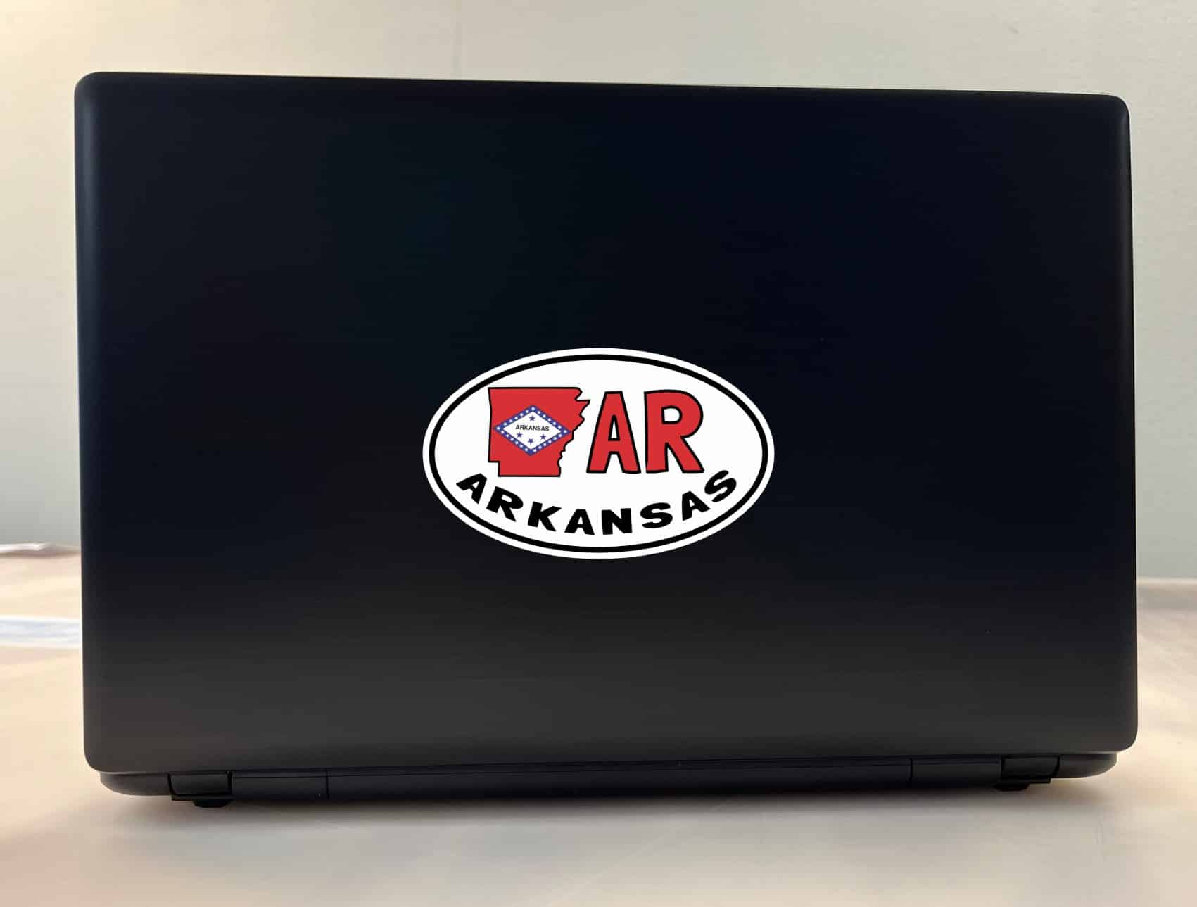 5inx3in Oval AR Arkansas Sticker Vinyl Car Truck Bumper Decal Cu - Image 3