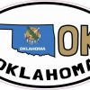 Oval OK Oklahoma Sticker
