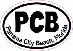 Oval PCB Panama City Beach Sticker
