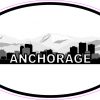 Oval Anchorage Skyline Sticker