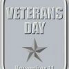 Dog Tag Veterans Day Sticker