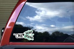 Green Trumpet One Band One Sound Sticker