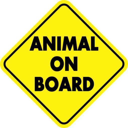 Animal On Board Sticker