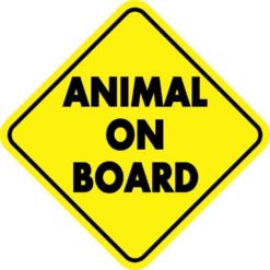Animal On Board Magnet