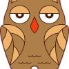 Brown Owl Sticker