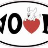 Oval Woof Sticker