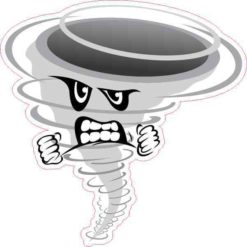 Cyclone Mascot Sticker