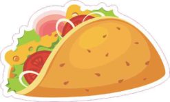 Taco Sticker