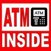Picture Red and White ATM Inside Magnet