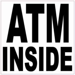 ATM Inside Sticker