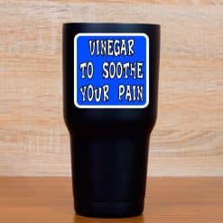 3in x 3in Vinegar to Soothe Your Pain Sticker Vinyl Sign Decal Stickers - Image 3