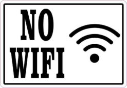 No WiFi Sticker
