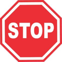 Stop Sign Sticker