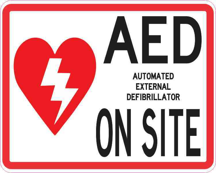 AED on Site Magnet