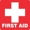Red First Aid Magnet