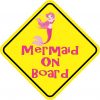 Mermaid On Board Magnet