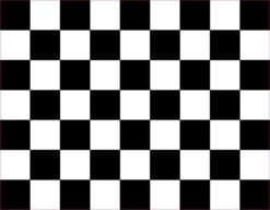 Black Checkered Sheet Magnet