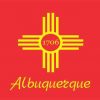Albuquerque New Mexico Flag Magnet
