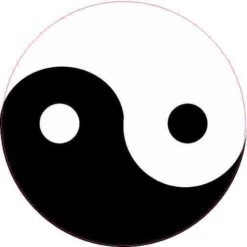 Yin Yang Sticker