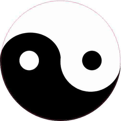 Yin Yang Sticker
