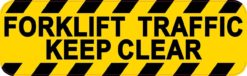 Forklift Traffic Keep Clear Magnet