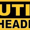 Caution Low Headroom Magnet