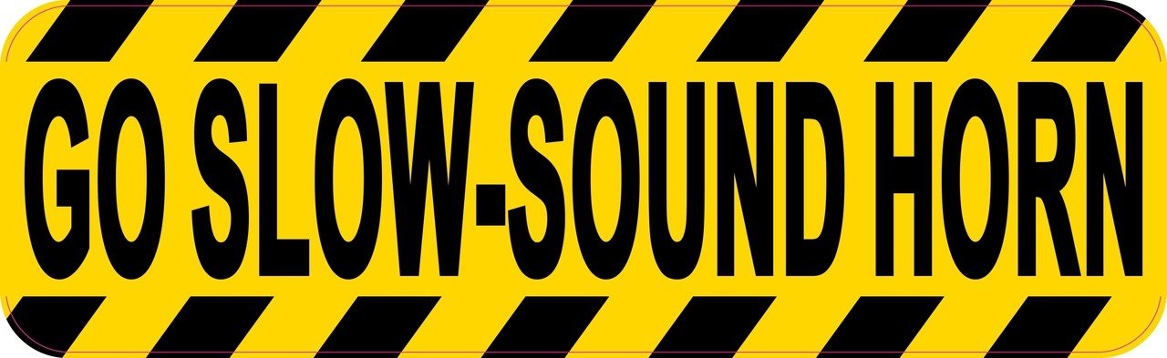 Go Slow Sound Horn Magnet