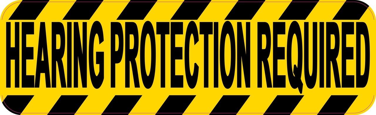 Hearing Protection Required Magnet