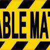 Flammable Materials Sticker