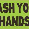Green Wash Your Hands Magnet