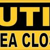 Caution This Area Closed Off Magnet