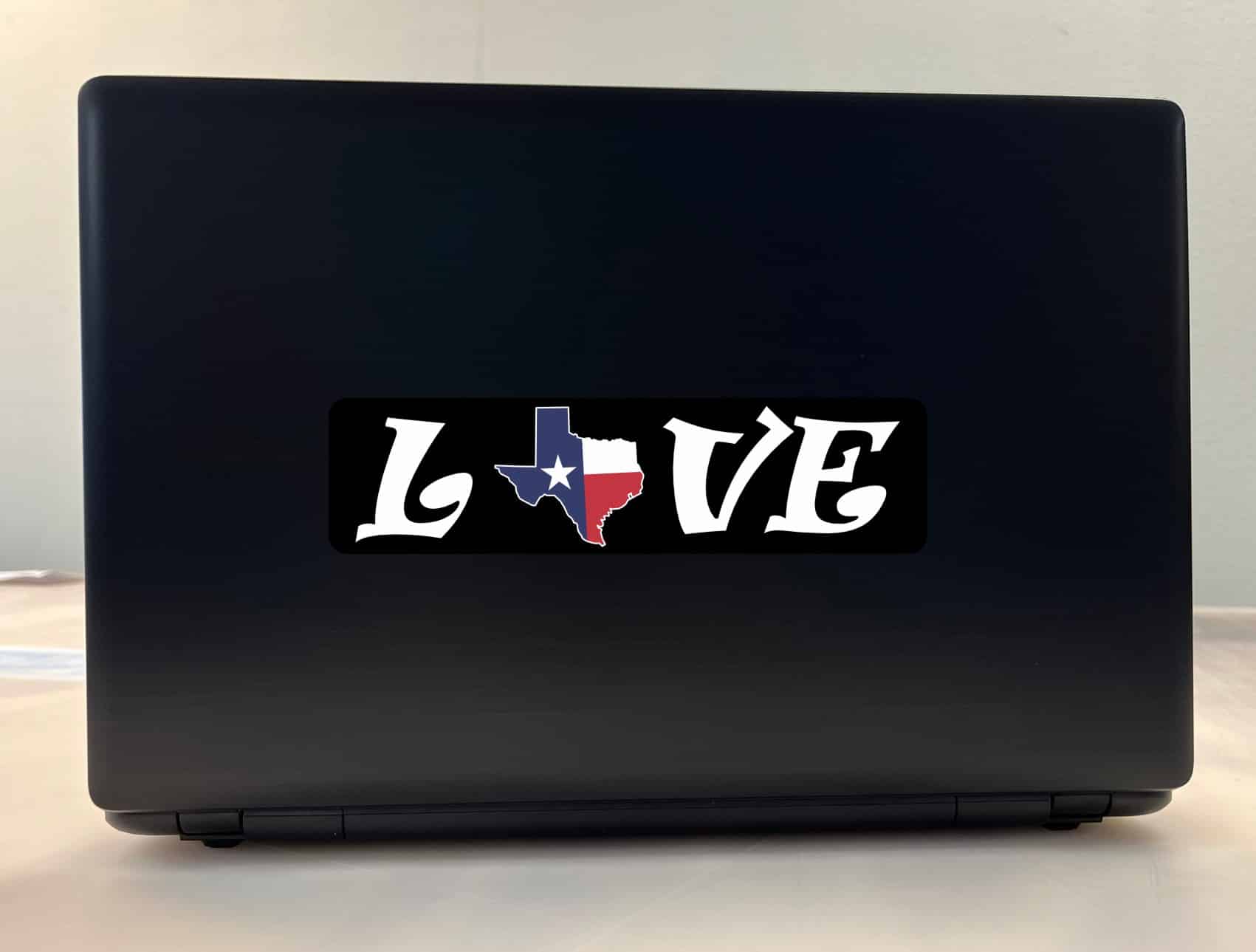 8inx2in Love Texas Bumper Sticker Vinyl Car Window Texan State Flag Decal