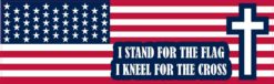 I Stand for the Flag I Kneel for the Cross Magnet